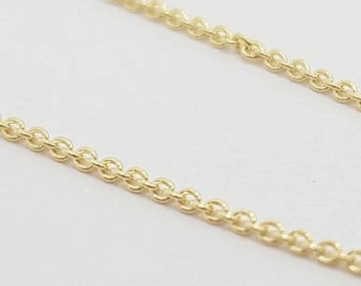 Thin 16” Rolo Chain Necklace