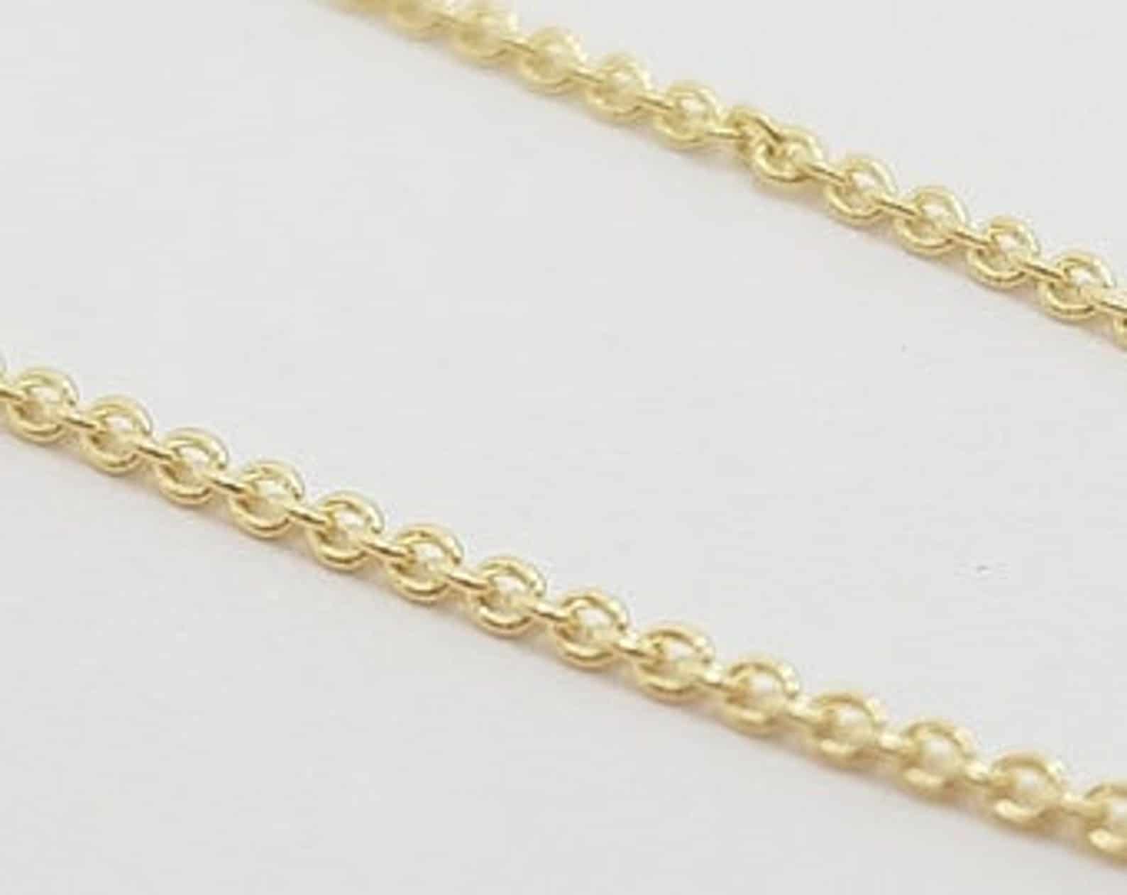 Thin 16” Rolo Chain Necklace