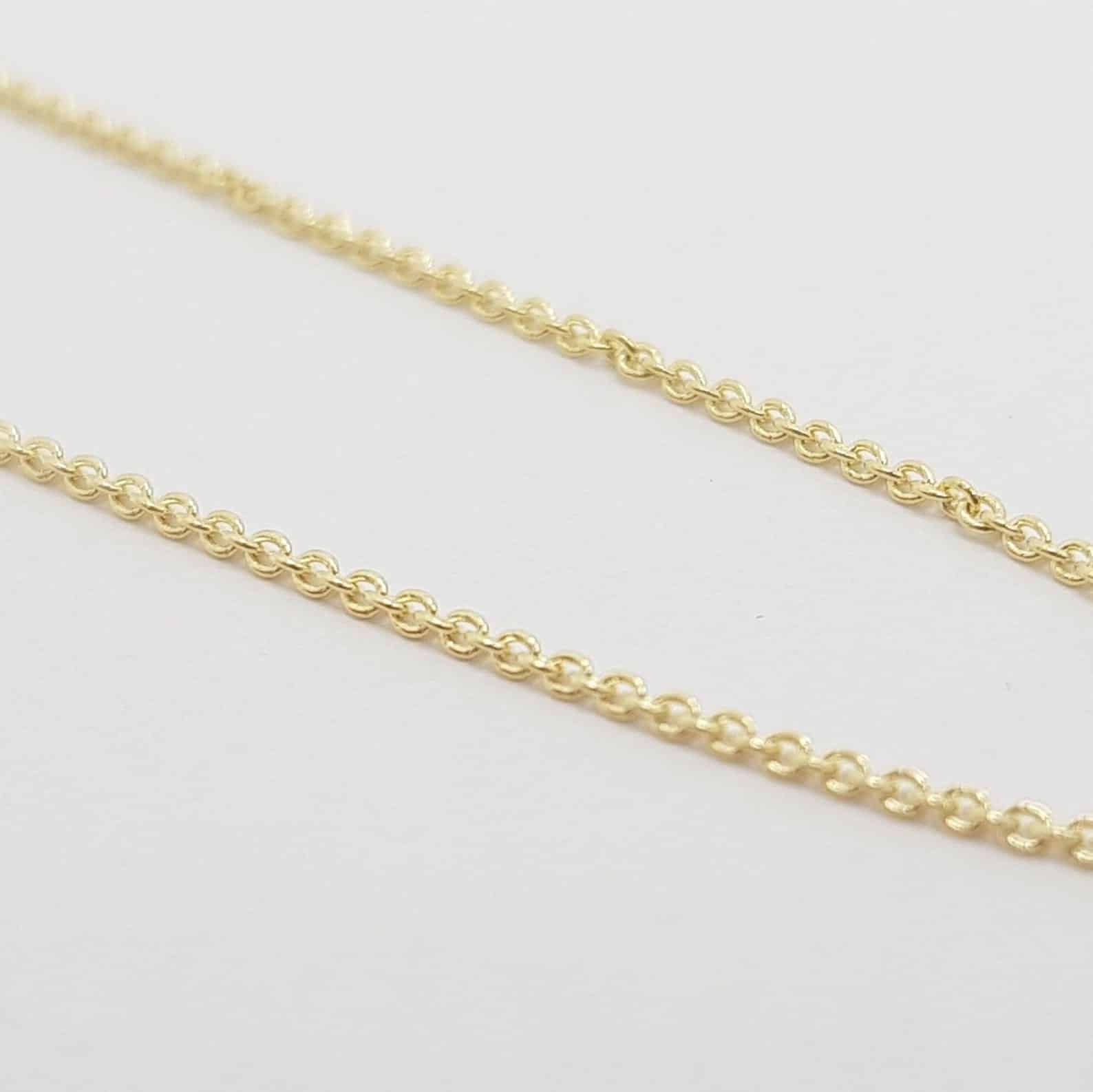 Thick 16” Rolo Chain Necklace