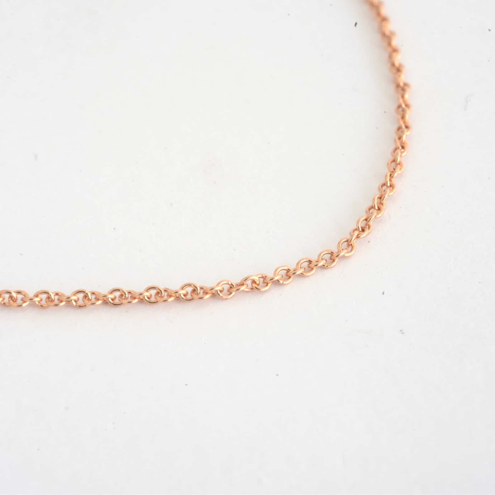 Rolo Classic 14k Rose Gold 18”