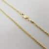 20” Thick Solid 14K Gold Wheat Necklace