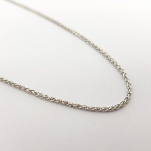 14K White Gold Mid-thick Chain 20 Inch