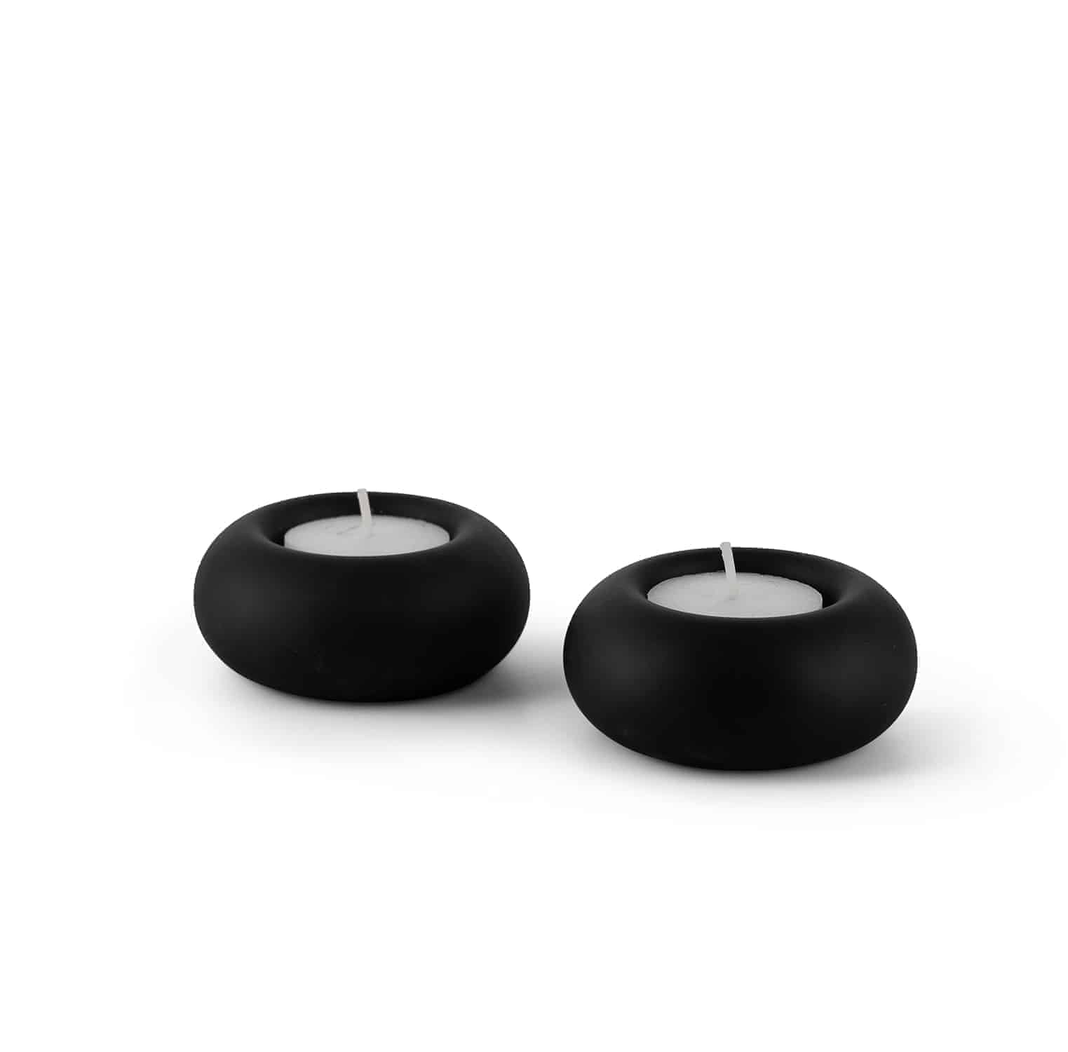 Classic Round Concrete Candle Holders