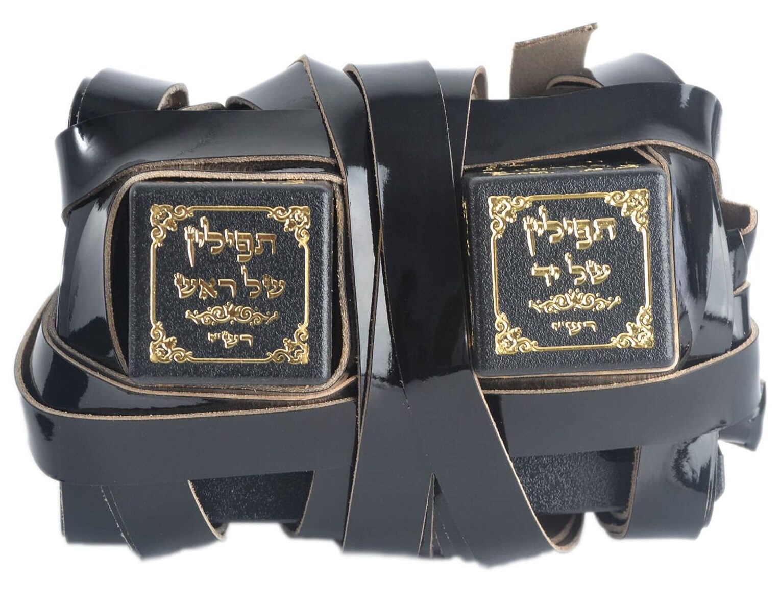 Decorated Tefillin for Bar Mitzvah