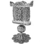 Stunning Goblet-like Silver Candle Holder for Havdalah