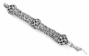 Small Triple Crown Special Silver Torah Pointer