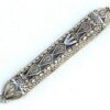 Sterling Silver Decorated Mezuzah Case
