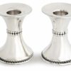 Mid Size Sterling Silver Candle Holders