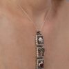 Beautiful 925 Sterling Silver Protective Pendant With Swarovski Crystals