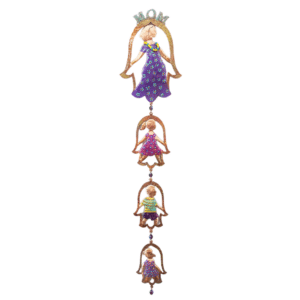 Unique 3D MOM Hamsa with Her Family Mobile