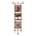 Geometric Hollow 3D Copper Mobile For Luck & Blessing