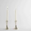 Sterling Silver Beautiful Hammered Candlesticks