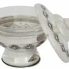 Tableware gift Stunning silver honey dish for Rosh Hashanah