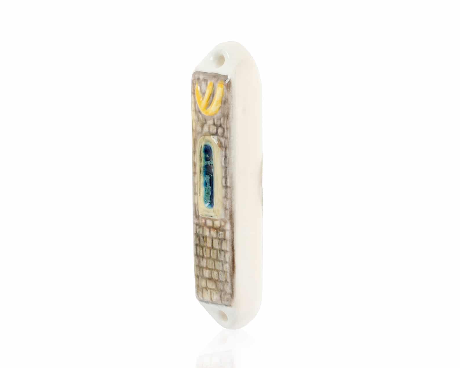 Mezuzah Case The Tablets with the Western Wall