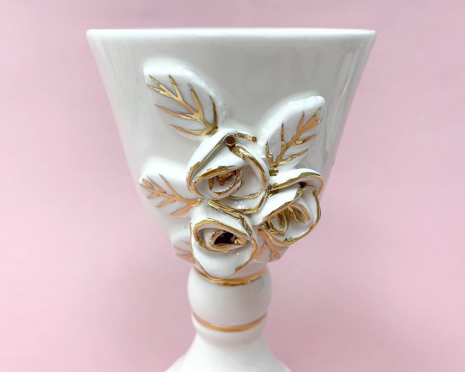 Modern Ceramic Kiddush Cup