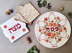 Nature Seder Plates