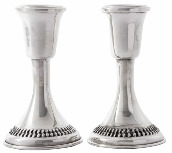Tall Sterling Silver Candlesticks