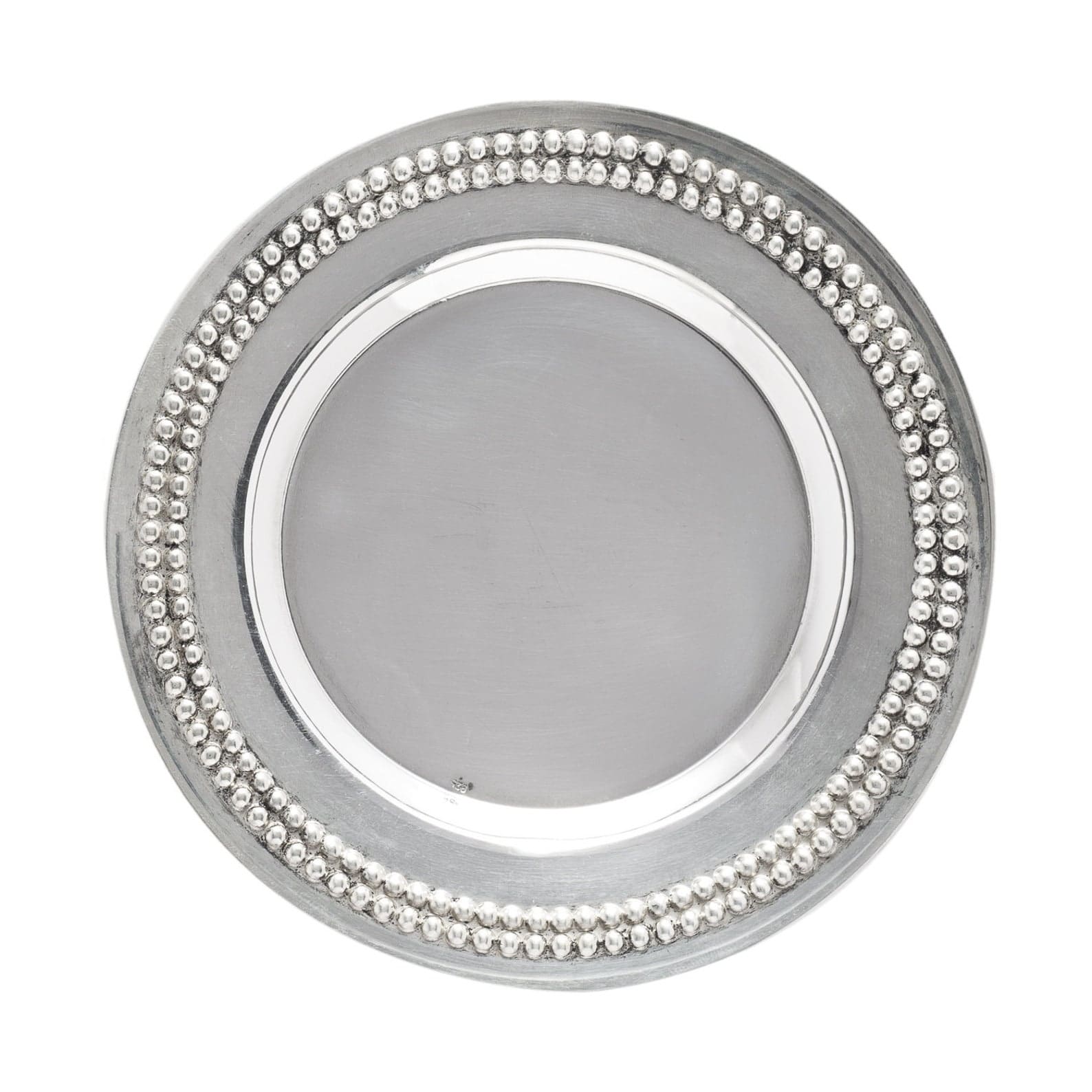 Stunning Sterling Silver Kiddush Cup Plate