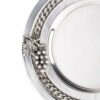 Decorated Sterling Silver Kiddush Cup Plate