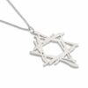 14K Yellow Gold Free Style Art Star Necklace