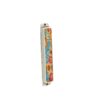 Colourful Mezuzah Flowers blue and red