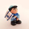 Polymer Clay young boy with the Israeli flag
