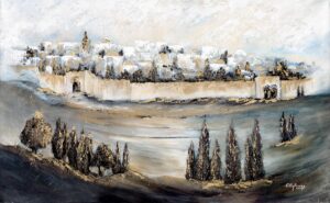 Jerusalem Of Light- Panorama painting