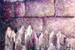 Prayer By The Kotel – Purple painting