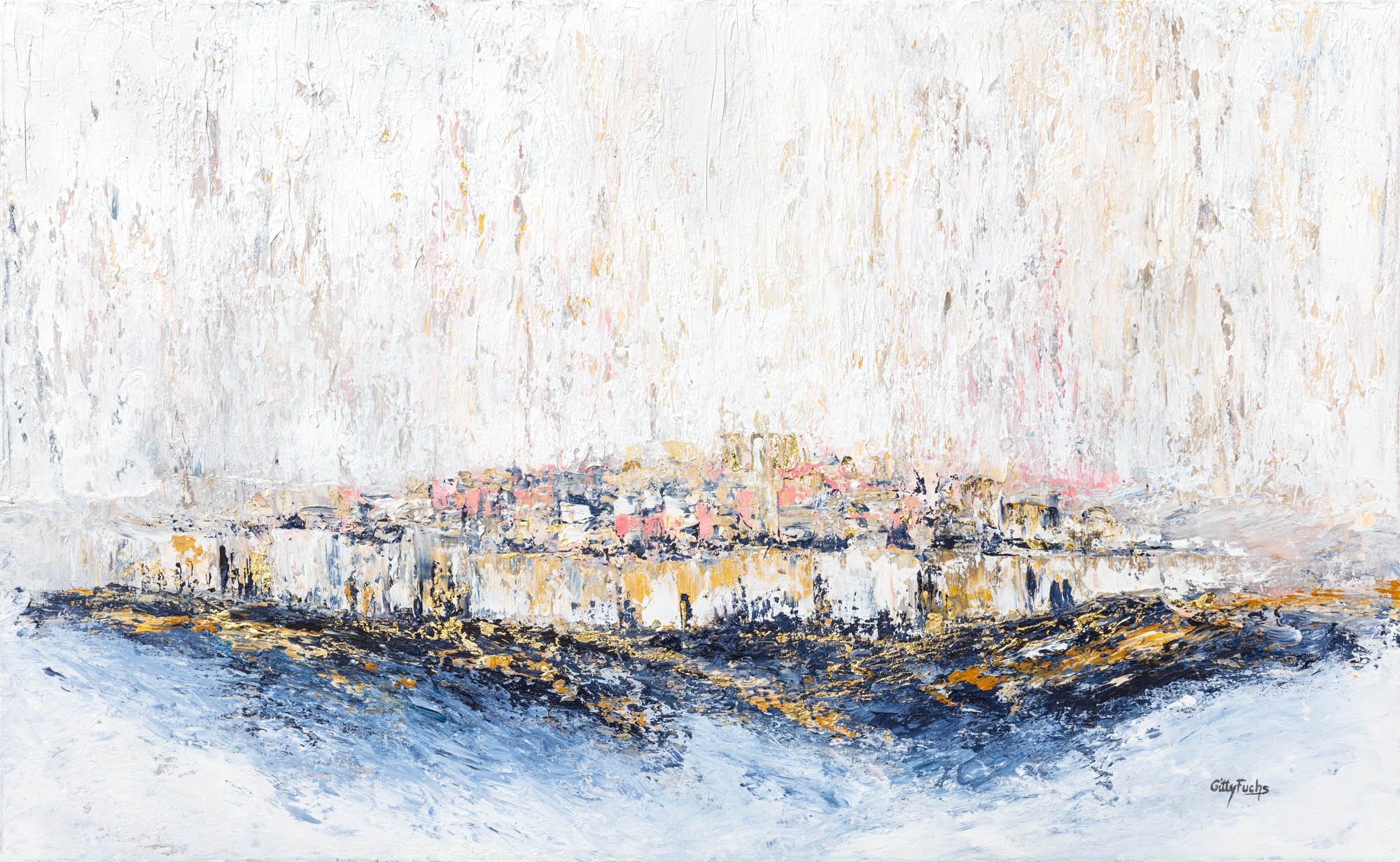 Abstract Veiw Of Jerusalem Panorama painting