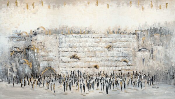 Abstract Kotel – Grey & Taupe painting