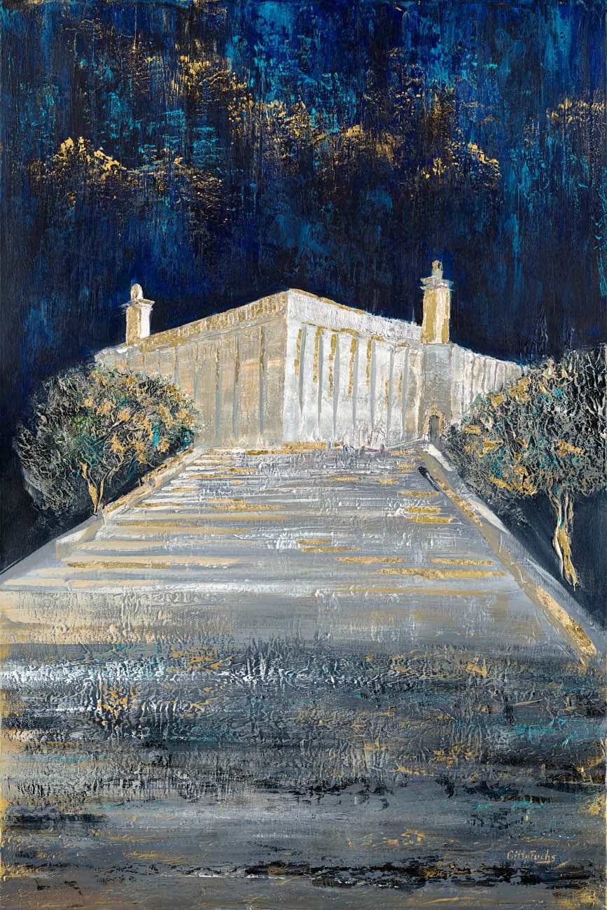 Tomb of the Patriarchs -Elegant Blue