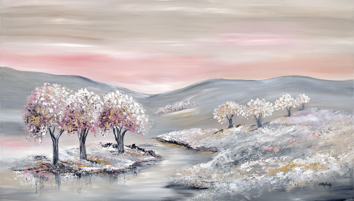 Almond Garden painting