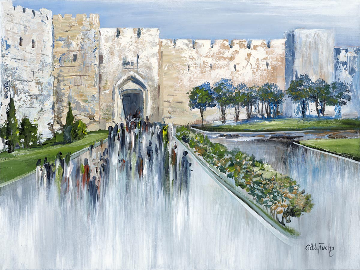 Spring Light In Jerusalem painting