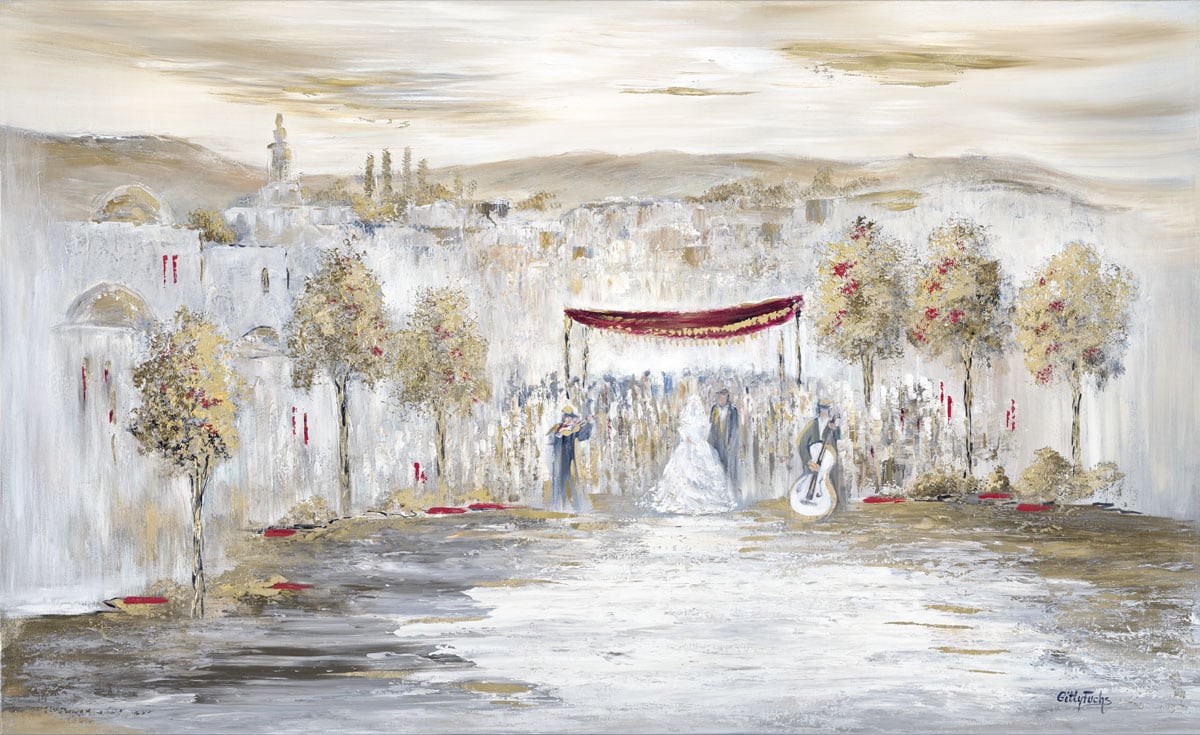 Wedding in Jerusalem of Gold-red