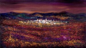 Golden City Jerusalem painting