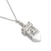 925 Sterling Silver Big Silver Dreidel Necklace