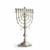 Large Filigree Hanukkah Menorah 925 Sterling Silver