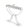 Modern Menorah with Cut Out Blessing