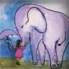 Elephant & Little Girl Friendship