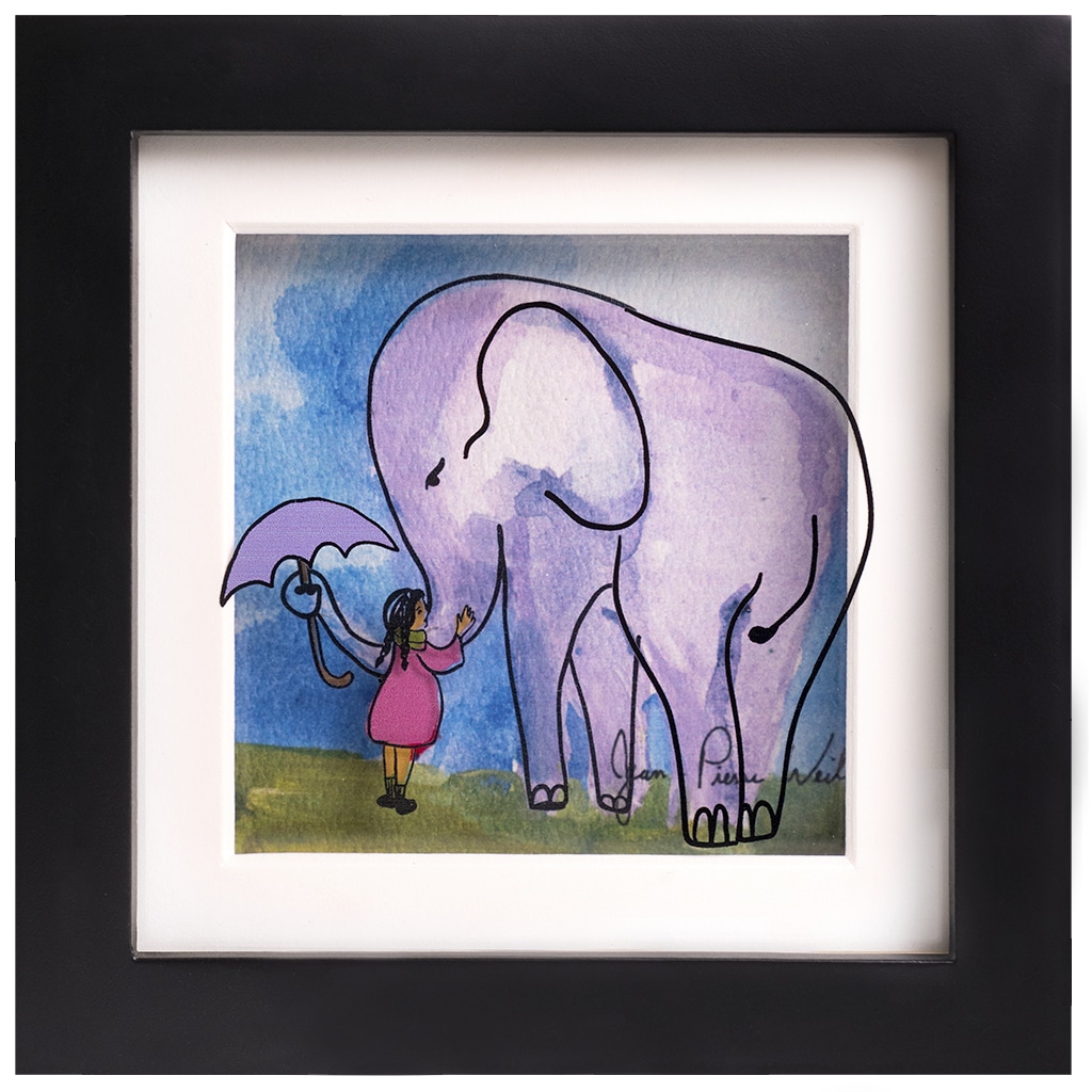 Elephant & Little Girl Friendship