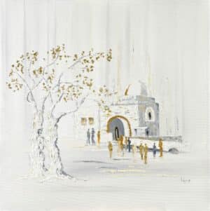 Meaningful Original Painting of Rachel’s Tomb (Kever Rochel)