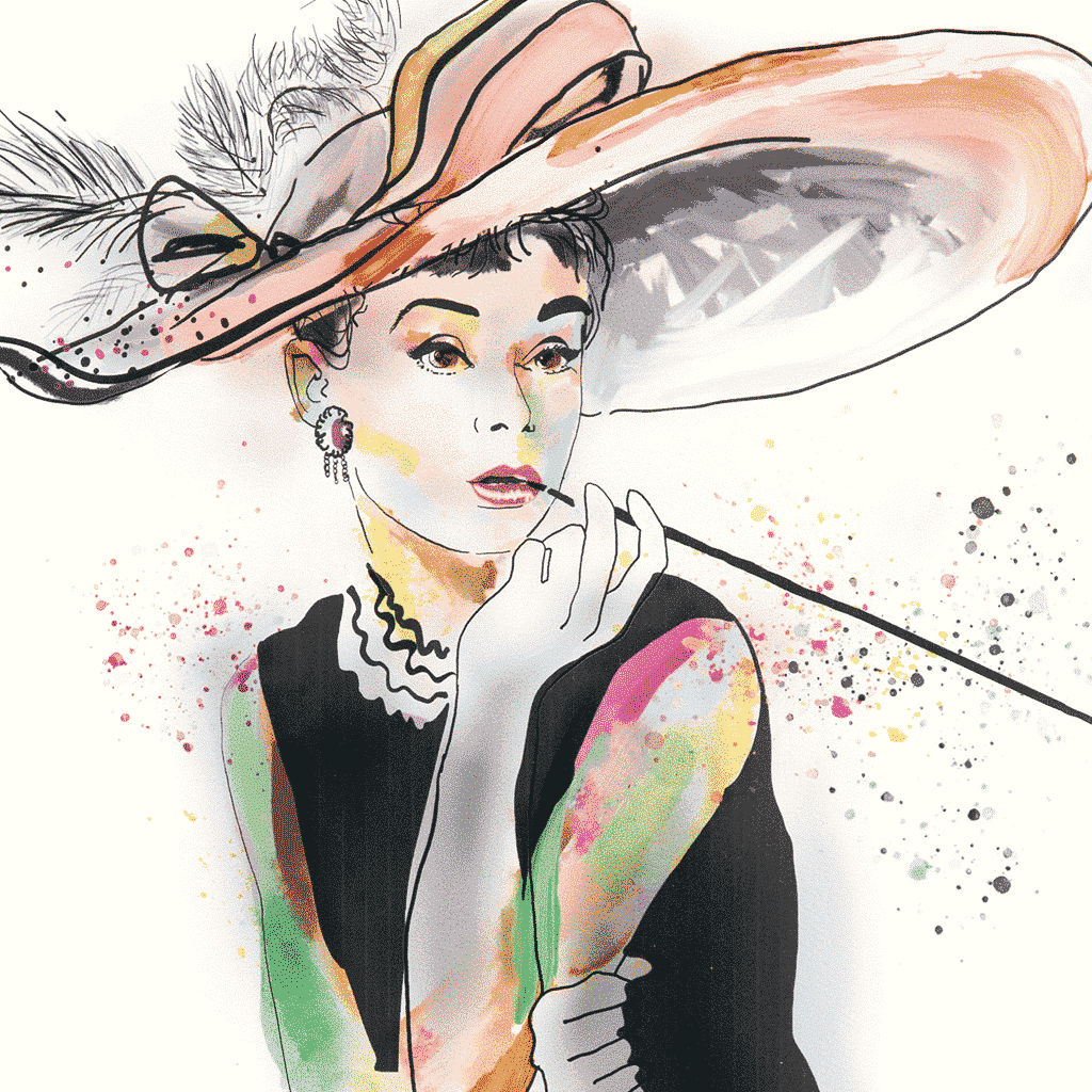 Audrey Hepburn – Fantastic 3D Portrait