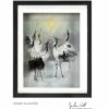 Cranes in Winter – Stunning 3D Painting