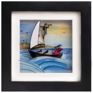 Beautiful 3D Painting of The Sailing Adventure