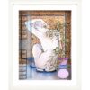 Seated Nude – Beautiful Painting on Glass