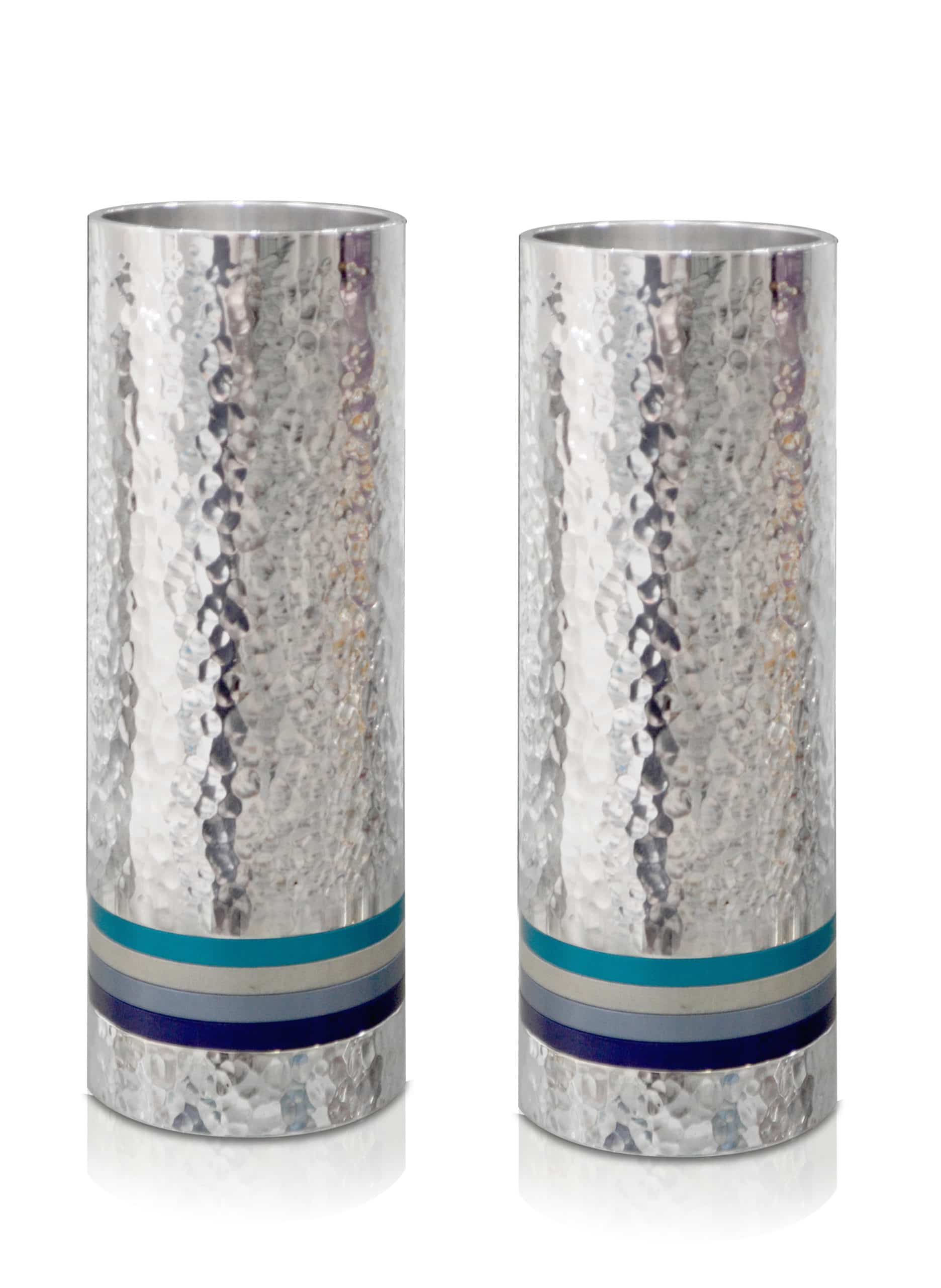 Mid-Size Modern Aluminum Candlesticks