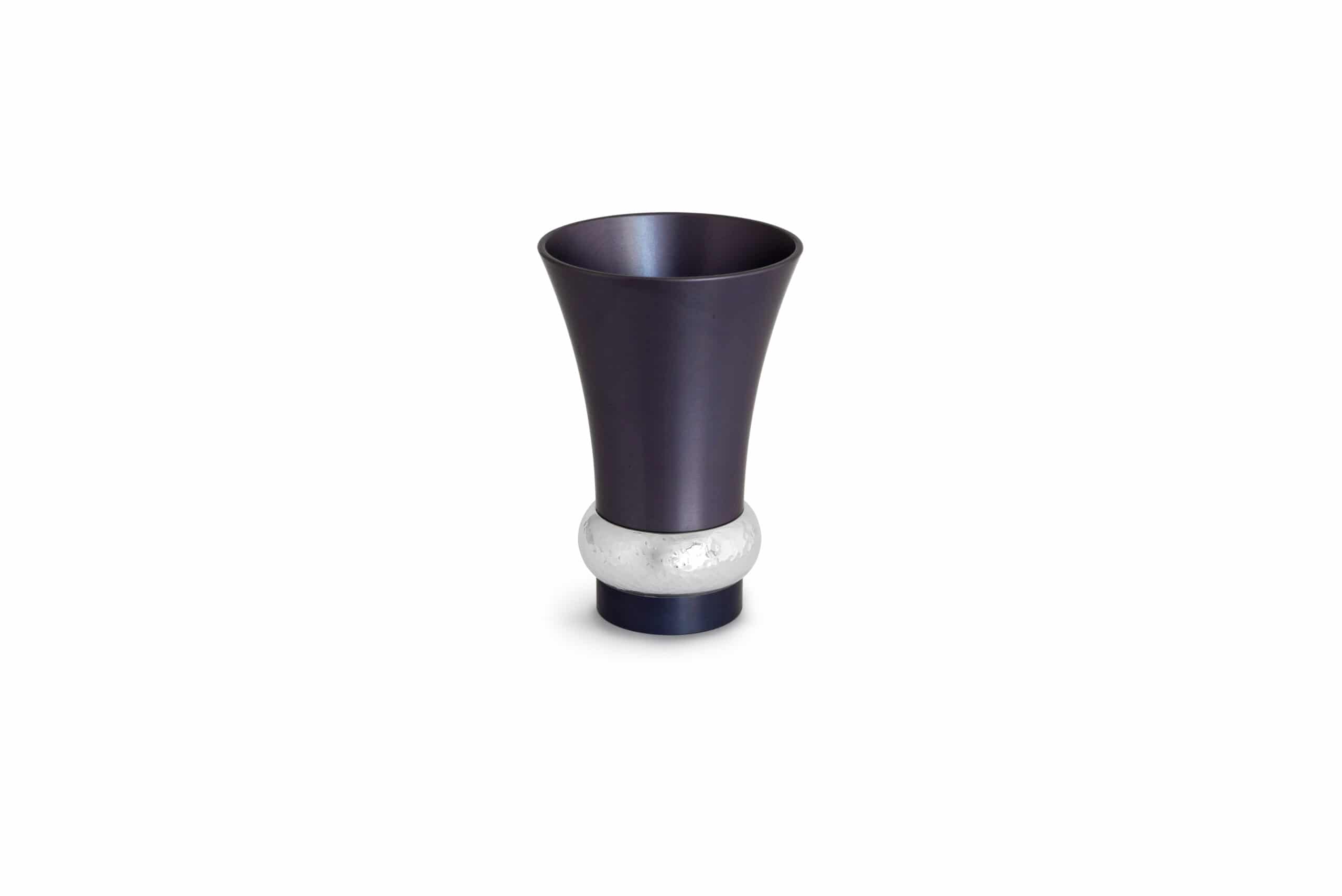 Aluminum Colorful Kiddush Cup with Shiny Ring
