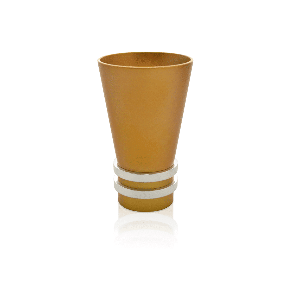 Aluminum Kiddush Cup with Thick Rings
