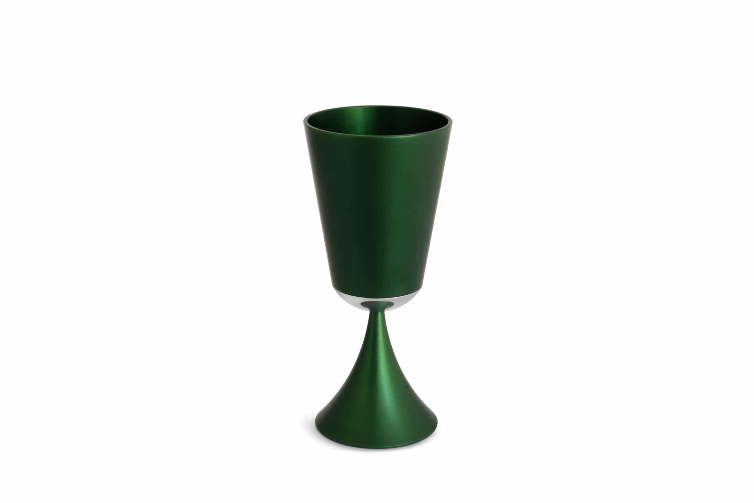 Anodized Aluminum Kiddush Cup with Stem