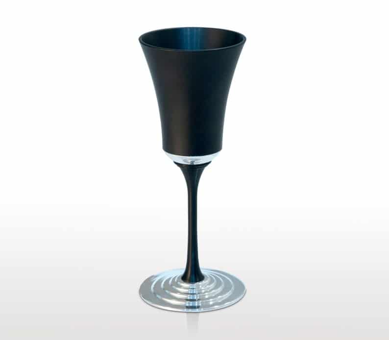 Aluminum Wine Cup with an Elegant Stem